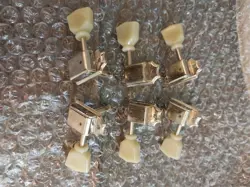 ?? GENUINE GIBSON USA DELUXE TUNING HEADS  NICKEL  VINTAGE STYLE  SET OF 6