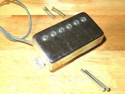 GIBSON 1990 USA CHROME 496R CERAMIC HUMBUCKER NECK PICKUP