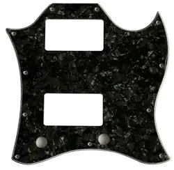 CUSTOM FOR US GIBSON SG STANDARD STYLE GUITAR PICKGUARD,4 PLY BLACK PEARL