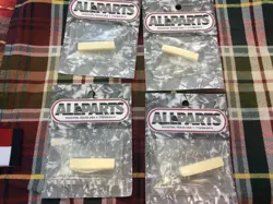 LUTHIER'S LOT OF 4 ALLPARTS GUITAR BONE NUTS FOR MARTIN, GIBSON & ACOUSTIC