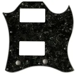 PICKGUARD FOR GIBSON SG STANDARD FULL FACE STYLE GUITAR 4-PLY-BLACK-PEARL