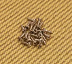 GS-0050-001 (20) NICKEL FINISH PICKGUARD SCREWS FOR GIBSON GUITAR/BASS