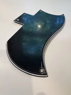 WIDE BEVEL 3 PLY B/W/B PICKGUARD FOR GIBSON SG 60'S & 70'S TRIBUTE  & SGM, SGJ