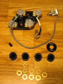GIBSON 2009 USA GOLD LES PAUL QUICK CONNECT ELECTRONIC CONTROL POTS HARNESS