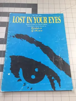 LOST IN YOUR EYES SHEET MUSIC DEBBIE GIBSON VINTAGE 1980S
