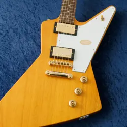 EPIPHONE INSPIRED BY GIBSON CUSTOM SHOP KORINA 1958 EXPLORER -AGED NATURAL-
