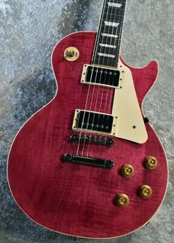 GIBSON CUSTOM COLOR SERIES LES PAUL STANDARD '50S TRANSLUCENT FUCHSIA #GG5ME
