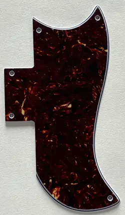 4 PLY BROWN TORTOISE PICKGUARD FIT GIBSON SG 61 REISSUE STYLE GUITAR PARTS