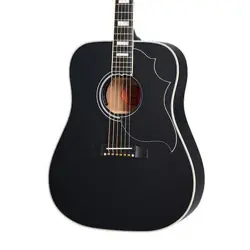 GIBSON HUMMINGBIRD CUSTOM EBONY ACOUSTIC GUITAR