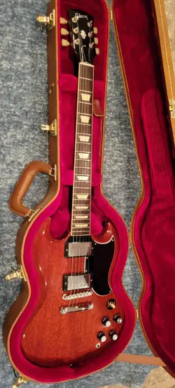 GIBSON USA SG '61 REISSUE, CHERRY RED, WITH OHSC
