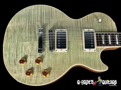 2019 GIBSON LES PAUL STANDARD AAA FLAME TOP ~ TRANSPARENT SEAFOAM GREEN