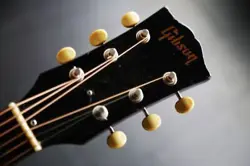 GIBSON J 50 1964 JACARANDA FINGERBOARD   JACARANDA BRIDGE SADDLE COLLECTOR