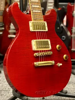 GIBSON LES PAUL STANDARD DC PLUS TRANS RED GOLD HARDWARE 2006 ELECTRIC GUITAR
