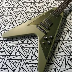 GIBSON / FLYINGV GREEN GOLD - ZEEK REBUILT
