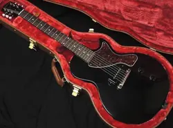 GIBSON LES PAUL JUNIOR EBONY P-90 BLACK ELECTRIC GUITAR