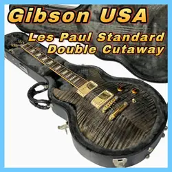 GIBSON USA ELECTRIC GUITAR LES PAUL STANDARD DOUBLE CUTAWAY USED RETURN GUARANTE
