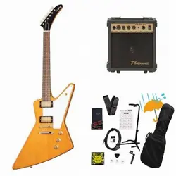 EPIPHONE INSPIRED BY GIBSON CUSTOM 1958 KORINA EXPLORER WH PG AGED NATURAL PG-10