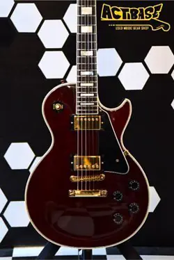 USED GIBSON LES PAUL CUSTOM WINE RED 1997 MAINTAINED