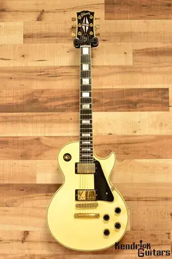 GIBSON CUSTOM SHOP  1968 LES PAUL CUSTOM WHITE 2007 W/OHC