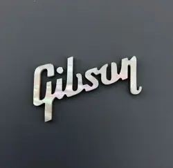 2.0 MM THICKNESS GIBSON GUITAR LOGO INLAY MOTHER OF PEAL