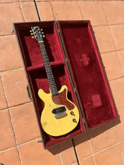 GIBSON LES PAUL JR. DOUBLE CUT TV YELLOW