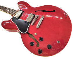 [GIBSON] CUSTOM SHOP SEMI-ACOUSTIC GUITAR CHERRY ESDPL335 LEFT ELECTRIC GUITAR