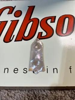 GIBSON STYLE ABALONE SHELL TRUSS ROD COVER PIECE BEAUTIFUL
