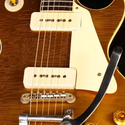 GIBSON CUSTOM SHOP MURPHY LAB 1956 LES PAUL STANDARD GOLD TOP W/BIGSBY HEAVY SAF