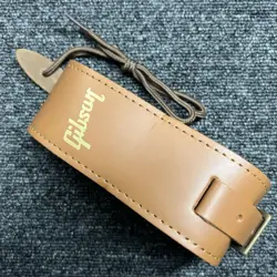 GIBSON SUEDE LEATHER GUITAR STRAP BROWN ADJUSTABLE VINTAGE COMFORT D955