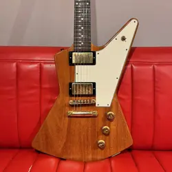 GIBSON CUSTOM SHOP 1958 EXPLORER MAHOGANY ELBOW CUT VOS NATURAL-2014-