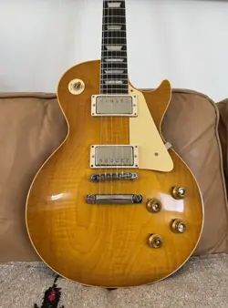 2024 GIBSON CUSTOM SHOP 1959 LES PAUL REISSUE R9 - DIRTY LEMON VOS