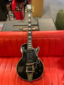 GIBSON CUSTOM SHOP JAPAN LIMITED RUN 1956 LES PAUL W/BIGSBY EBONY VOS SAFE DELIV