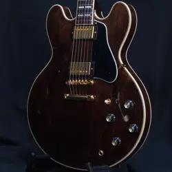 GIBSON EXCLUSIVE ES-345 DARK WALNUT WITH GOLD HARDWARE