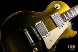 GIBSON CUSTOM SHOP HISTORIC COLLECTION 1957 LES PAUL REISSUE LPR-7 GOLD TOP HEAV