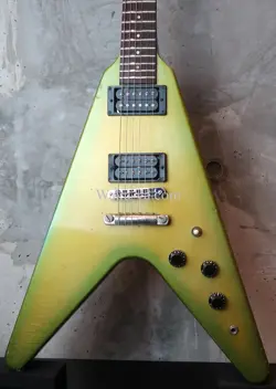 GIBSON USA FLYING V '84 / GREEN BURST ELECTRIC GUTIAR [AUTH]