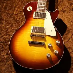 GIBSON LIGHTWEIGHT INDIVIDUAL 2024 LES PAUL STANDARD '60S FIGURED TOP ICED TEA #