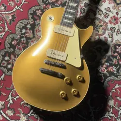 GIBSON CUSTOM SHOP 1956 LES PAUL GOLDTOP VOS DOUBLE GOLD ELECTRIC GUITAR