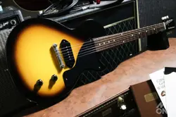 GIBSON CUSTOM SHOP 1957 LES PAUL JUNIOR SINGLE CUT VOS TOBACCO SUNBURST HAND