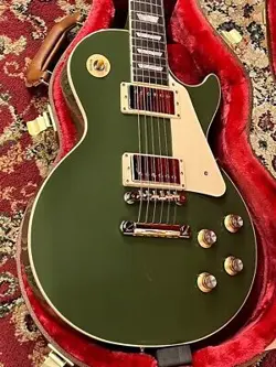 GIBSON EXCLUSIVE MODEL LES PAUL STANDARD '60S PLAIN TOP OLIVE DRAB GLOSS #231430