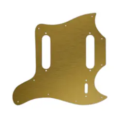 PICKGUARD FOR GIBSON 70-82 SG STYLE MELODY MAKER FAUX BRUSH GOLD