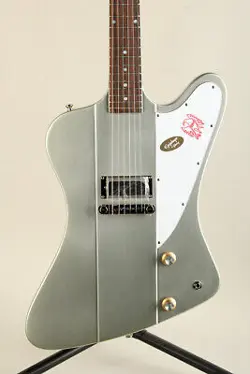 EPIPHONE INSPIRED BY GIBSON CUSTOM 1963 FIREBIRD SILVER MIST S N 24041527005