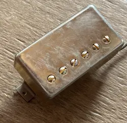 GIBSON BURSTBUCKER 1 BRIDGE OR NECK HUMBUCKER GUITAR PICKUP AGED GOLD COVER