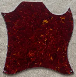 NEW 4 PLY GUITAR PICKGUARD FOR US GIBSON SG STANDARD BLANK STYLE,RED TORTOISE