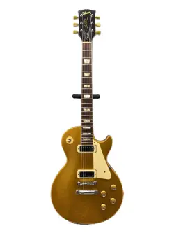 GIBSON LES PAUL DELUXE 1973 GOLD TOP MINI HUMBUCKER ELECTRIC GUITAR OHC