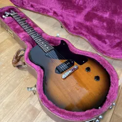 GIBSON LES PAUL JUNIOR 2001 VINTAGE TOBACCO BURST ELECTRIC GUITAR W/HARD CASE