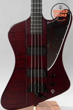 2010 GIBSON THUNDERBIRD NIKKI SIXX SIGNATURE BASS SATIN RED