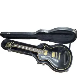 ELECTRIC GUITAR ORVILLE BY GIBSON LES PAUL CUSTOM BLACK S/N G887198