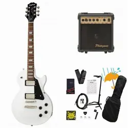 EPIPHONE INSPIRED BY GIBSON LES PAUL STUDIO ALPINE WHITE PG-10 AMPLIFIER INCLUDE