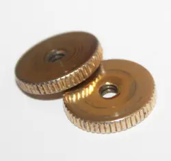 VINTAGE 1970'S GIBSON GOLD PATENT NUMBER ABR-1 BRIDGE THUMB WHEELS