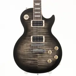 GIBSON LES PAUL CLASSIC PLUS TRANS EBONY BURST USED ELECTRIC GUITAR